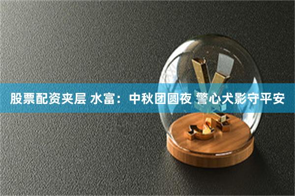 股票配资夹层 水富：中秋团圆夜 警心犬影守平安