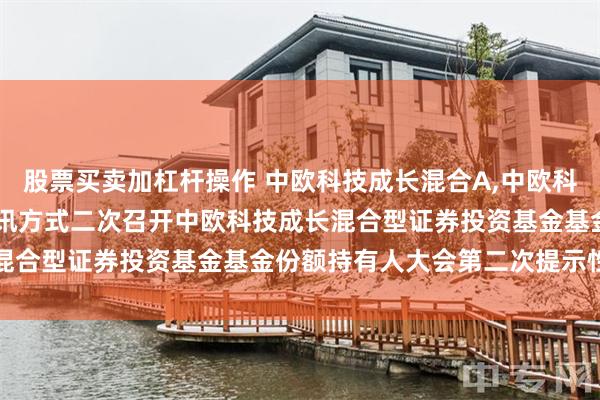 股票买卖加杠杆操作 中欧科技成长混合A,中欧科技成长混合C: 关于以通讯方式二次召开中欧科技成长混合型证券投资基金基金份额持有人大会第二次提示性公告