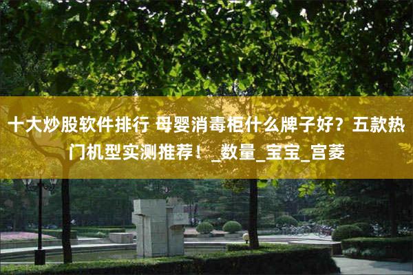 十大炒股软件排行 母婴消毒柜什么牌子好？五款热门机型实测推荐！_数量_宝宝_宫菱